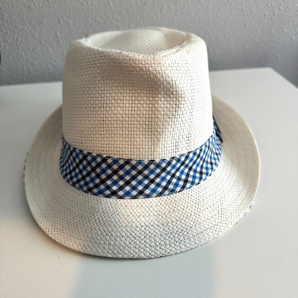 U.S. POLO ASSN. | Men’s Fedora Hat  | White, Blue | M/L - Picture 3 of 11